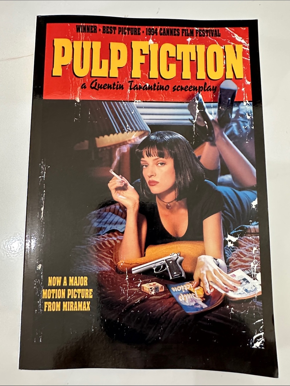 Pulp Fiction Screenplay Book - Bold Red & Black Cover